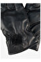 Faux Leather Gloves with Fur Inside for Women - 3