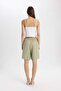 High Waist Short Leg Belmando Shorts I6760AZ24HS - 6