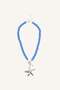 Women's Sea-Themed Blue Bead Necklace H6987Axns