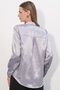 3964 Lightly Flowing Satin Shirt - Lilac - 6
