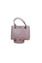 Duki Daso Pink Women's Hand and Shoulder Bag with Bow Detail |   Summer T8460 Pink 3 Compartments with Zipper Pocket