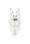 Plush Cat Backpack With Adjustable Straps White | Luxury-Inspired Realistic Faux Fur Kawaii Cat Backpack for Unisex, Cute Casual Bag