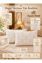 Quilted 100% Merino Beaded Wool Pillow Set 2 Pieces - 3
