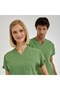 Pistachio Green Dr. Greys Doctor Nurse Medical Scrubs Set Terry Cotton Fabric - 3