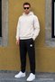 Men's Black Basic Sweatpants 6536