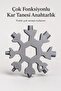 Patterned Screw - Multifunctional Snowflake, Soda Cap and Nut Opener Keychain - 7