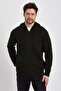 Zipped Long Sleeve Hooded Knitted Cardigan (E22-5716)