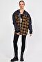 Hooded BUTTONED OVERSIZE HOLSTER SWEATSHIRT (E22-61501)