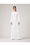 Layered Ruffle Detailed Long Hijab Dress - 2