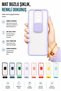 Xiaomi Redmi Note 9 Compatible Case with Sliding Camera Protection Matte Lens Phone Case - Navy Blue - 5