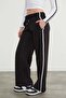 Wide Leg Sweatpants with Piped Side Pockets - 2