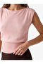 Boat Neck Corset Detailed Sleeveless Knit Sweater - 4