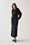 Black Pleated Detailed Skirt - 3