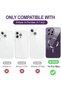 Case for iPhone 14 Pro Max with Camera Lens Protection M-Safe Supporting Transparent Silicone Kross Cover - 3