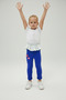 Girl's Cobalt Blue Cotton Leggings Pants