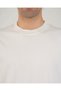 Italian Style Slim Fit Men's Crew Neck Short Sleeve Knitwear T-Shirt Ecru T20031-05 - 3