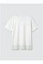 Soulifewhite Crew Neck Lace Detailed Blouse - 2