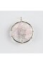 Gldisptm Pink Quartz Natural Stone Pendant (221113) - Pink