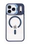 Gldisptm iPhone 17 Pro Max Cover with Remim Lens and Magsafe Stand (35734) - Navy Blue - 2