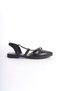 Th Colleciton Hannah Elastic Orthopedic Comfortable Sole Stone Detailed Women's Ballerina Shoes Cst - Black - - 6