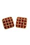 - Nerman 4053 7627 Gold Earrings with Knitted Detail - 2