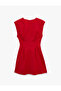 Crepe Mini Red Women's Dress 6Sak80256Uw - 4