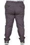 Mode XL Real Big Size Women's Pants Linen Jogger Duz Paca Milano 21913 Anthracite - 5