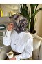 وشاح قطني ناعم بنمط لارا - أنثراسايت - 6