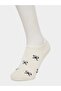 Pack of 5 - Bow Pattern Shoe Liner Socks - 4