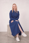 5827 - Stylish and Comfortable Poplin Full-Zip Summer Women's Dress