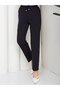 Carrot Cut Ankle-Length Elastic Waist Pocketed Pants