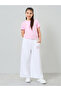 Girls White Wide Leg Joggers - 2