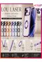 Lou Laser Transparent Silicone Case with Metallic Black Lens Protector for iPhone 17 Pro Max - 5