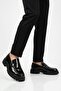 Black Patent Leather Genuine Leather Casual Premium Shoes m - 3