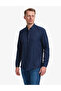 Navy Blue Regular Fit Long Sleeve Shirt 50320902-Vr033 - 4