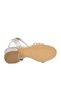 Silver Girls' Stone Embellished Heeled Sandals 26A98 F - 5