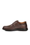 Brown Genuine Leather Lace-Up Men's Casual Shoes - 2