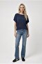 Openwork Textured Batwing Sleeve Bohemian Knitwear Blouse - Summer Hollow Out Knit Sweater - 2