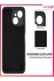 Black Liquid Inside Velvet Matte Silicone Case for Tecno Spark 40C - 6