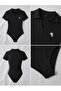 Body-Hugging Polo Neck Ribbed Lycra Premium Bodysuit [Summer Trend'26] - 4