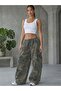 Extra Baggy Camouflage Baggy Cargo Pants - 6