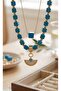 Glass Bead Evil Eye Necklace - 3