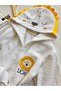 100% Cotton Baby & Kids Bathrobe Set / Bathrobe / Towel / Slippers - 4