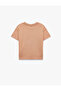 Cotton Short Sleeve Crew Neck Printed T-Shirt - 2