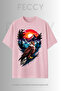 Premium Eagle Printed Hunter Theme Unisex Oversize Women's T-Shirt Men's T-Shirt Cotton Oversize T-Shirt