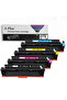 A Plus Compatible CRG-075 Toner 4-Pack (Black, Cyan, Magenta, Yellow) for Canon MF660 & LBP640 Series Printers