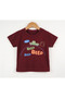 Boy's 100% Cotton Crew Neck Short Sleeve T-Shirt 2-6 Years