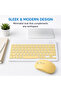 Wireless Bluetooth Keyboard and Mouse Combo – Rechargeable Slim Keyboard Kit with Multi-Device Support, Silent Click Mouse, Long Battery Life, Compact Portable Design for Laptop, PC, Tablet - 5