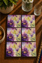 Abstract Design Modern Set of 6 Coasters - Uv Printing Mdf - 10X10 cm