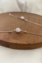 Glasses Chain Silver Color with Shiny Stone Detail Gift Accessory Glasses Strap Glasses Cord - 4